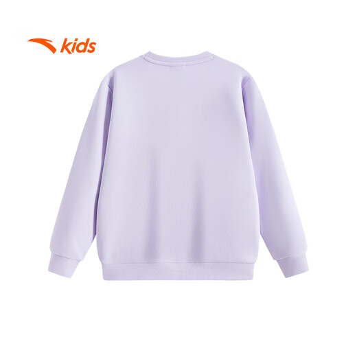 安踏儿童卫衣男女童套头衫2025秋百搭运动衫女孩打底衫A72535702