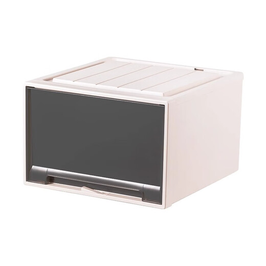 Ropa tipo caja caja de acabado transparente de plástico Caja de almacenamiento Artifacto de capas C3523 Profundidad 45* Ancho 35* Altura 23cm