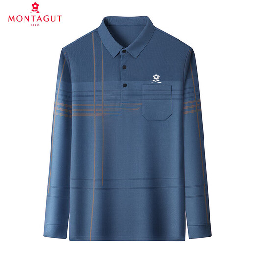 T-shirt à manches longues pour hommes à manches longues de l'âge moyen de l'âge moyen Montagut