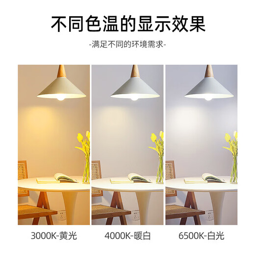 Philips (PHILIPS) LED light bulb household energy-saving light bulb led super bright e27 screw bulb 19w-white light 6500K 1 pack