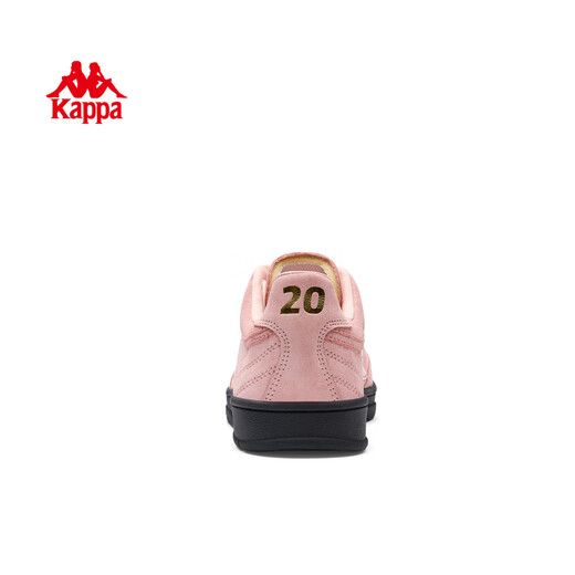 卡帕（Kappa）官方背靠背女鞋TIFO德训鞋女夏季厚底透气运动板鞋子女玫瑰水粉37