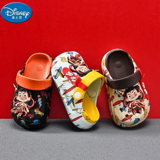Disney Disney NEZHA Cañas para niños para niños para niños y niñas zapatillas de interior SUGHER SUGHER SUMERA SUMERA NUEVO AL MEDIO Y LAS NIÑOS NEGANJOS NEGANJOS NEGURALES NEGURAL [NEZHA] 33