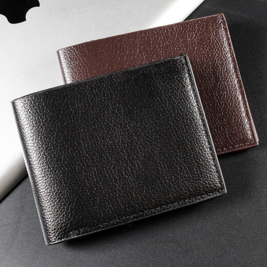 
Multifunctional short men's wallet fashionable hot-selling card bag men's wallet black