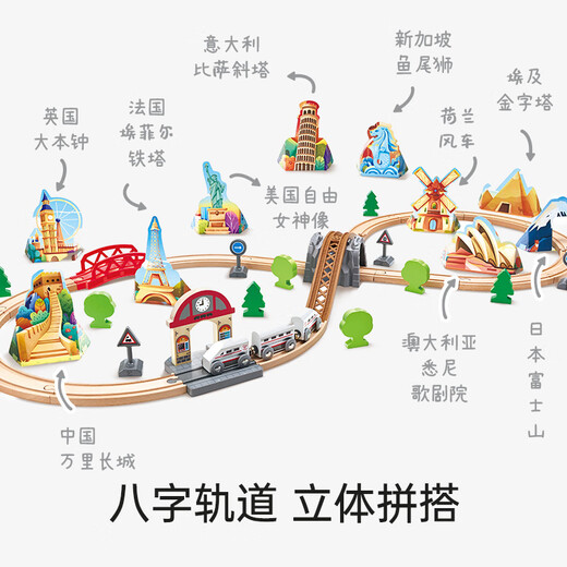 Hape House Playing Toys Smiling Dentist Clinic Set World Adventure Train Track Juego de cumpleaños regalo