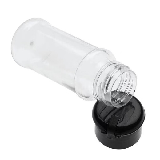 Meikejie seasoning jar plastic sprinkling bottle salt shaker seasoning bottle set pepper grinder salt MSG bottle seasoning bottle 100ml 3 pack hard version
