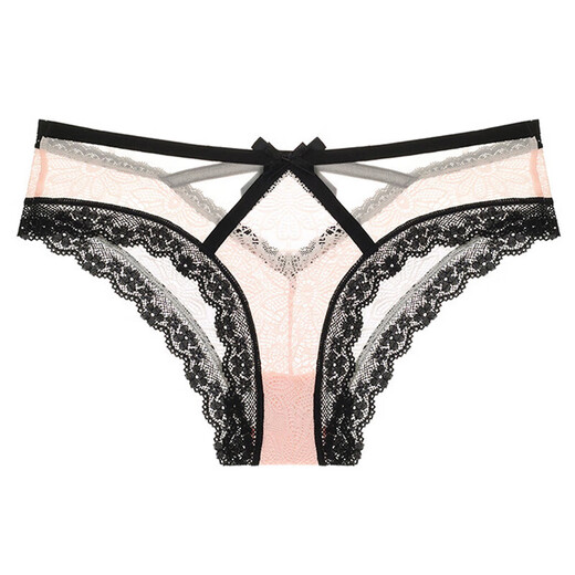 
Victoria's Secret VICTORIA/apos;S ELEGANT panties French sexy seductive romantic lace thin breathable comfortable women 9216NK-Black S (suitable for weight 80-90Jin [Jin equals 0.5 kg])