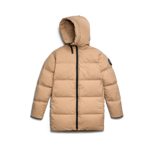 加拿大鹅（Canada Goose）Lawrence 男士黑标羽绒服派克大衣大鹅羽绒服 2801MB 1483 沙漠色 L