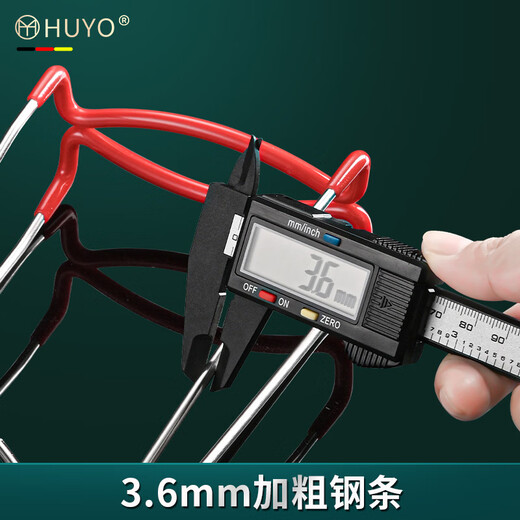 HUYO304 Stainless Steel Anti-scalding Bowl Clamp Kitchen High-end Plate Lifter Steaming Vegetable Clip Food-grade Plate Plate Artifact High-end Model Extra Large Bold 304 Steel