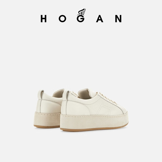 HOGAN【TC】女鞋H-Wrap系列H681船鞋厚底鞋休闲鞋 乳白色 37