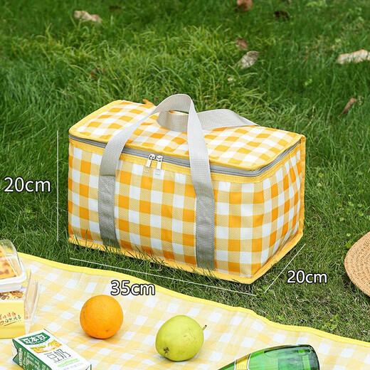 Bolso de picnic de aislamiento de Beifute Viaje al aire libre Viajes al aire libre Portable Plegado Canasta de picnic refrigerada Caja de aislamiento portátil