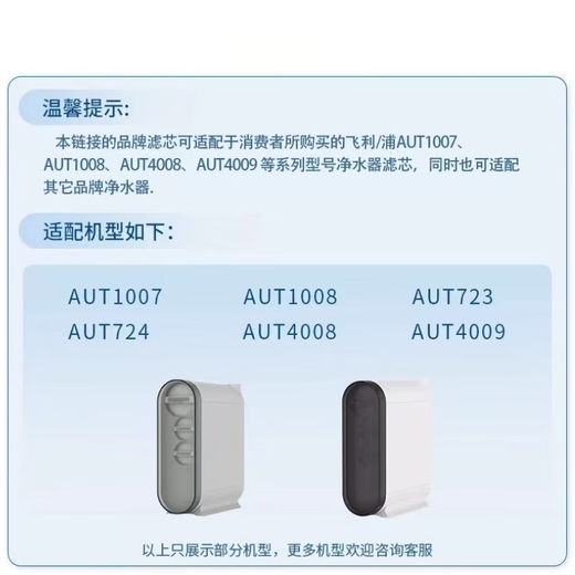 芬享瑞可配套飞利浦净水器滤芯AUT1007/1008/AUT4008/4009/AUT723/724饮水机全套通用PPC复合后置T33滤芯 PPC复合滤芯