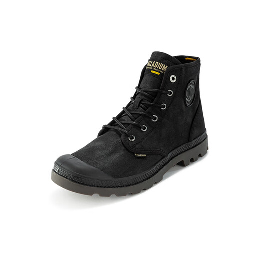 帕拉丁（PALLADIUM） Pampa Hi Wax 油蜡布工艺 防滑耐磨透气减震 高帮 帆布鞋 男女同 37.5