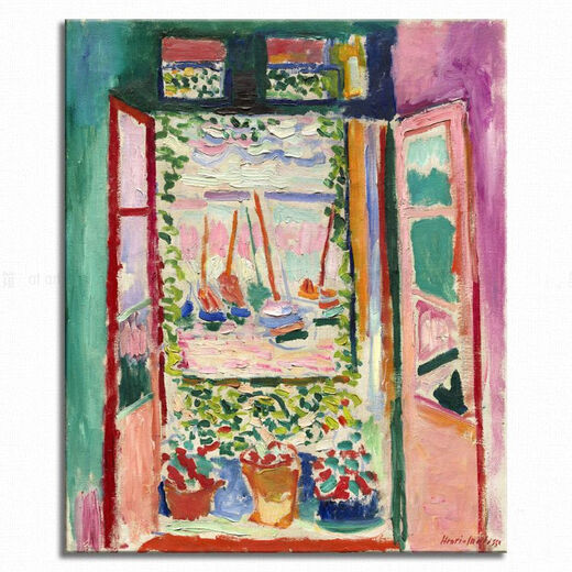 Fenêtre ouverte de Yu Senyi Henri Matisse peinture décorative Art Peinture Brutaliste Métier électrique Boîte de pain