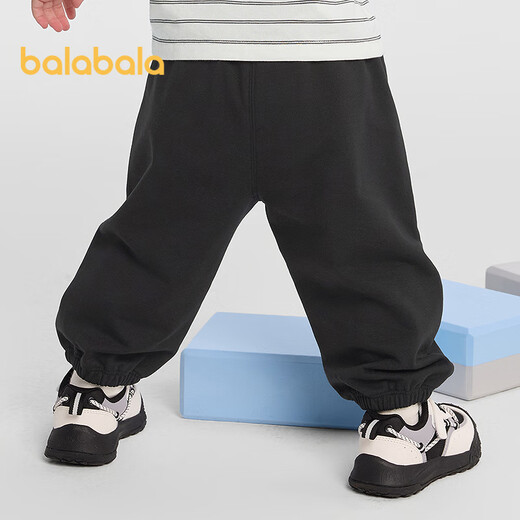 巴拉巴拉童装儿童长裤宝宝束脚裤子男童女童休闲裤宽松2025秋209325108202