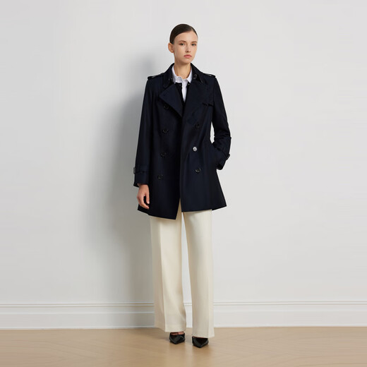 Scofield cotton-containing women's British style windbreaker coat three-dimensional design new product SFJTF49040 beige M 165