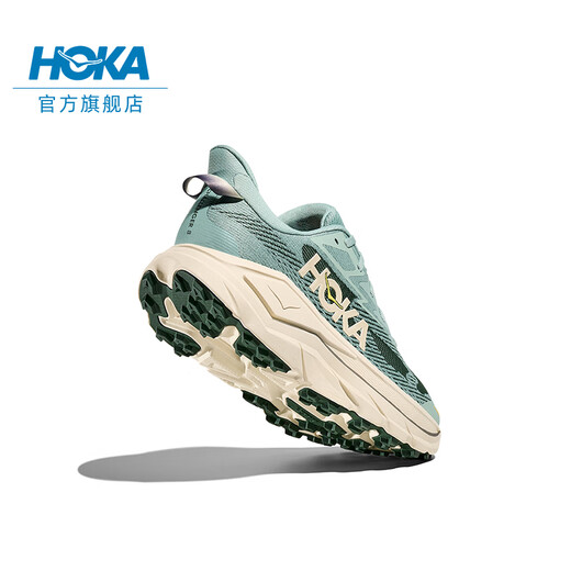 HOKA ONE ONE men and women summer challenger 8 all-terrain running shoes CHALLENGER 8 outdoor jade green/truffle salt color-men 41