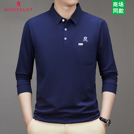 T-shirt à manches longues pour hommes à manches longues de l'âge moyen de l'âge moyen Montagut