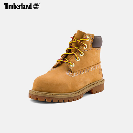 Timberland Timberland Shoes para niños, botas amarillas grandes, botas Martin, Top High Top al aire libre es grande 12809W/Color de trigo 20.5 Tamaño