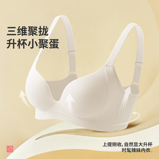 Urban Beauty Hot Girl Ropa interior Sujetador para mujer Brillante Sin costuras Cómodo Curva tridimensional B a C Pecho pequeño Push Up Cup Bra 3BHA05