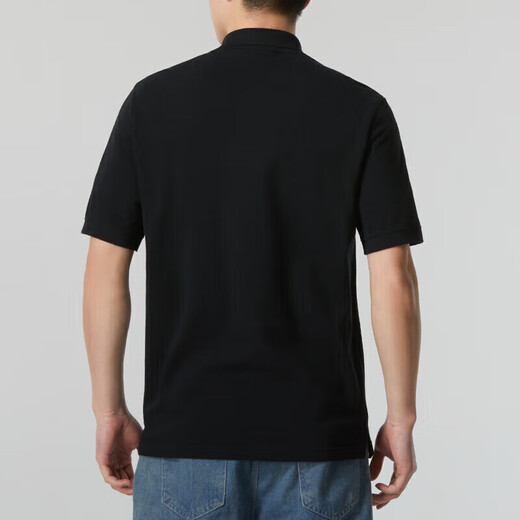Nike (Nike) T-shirt officiel de magasin de navire nouveau Golf de sport de golf Casual Running à manche à manches courte Polo Breathable Fn3895-010 Coton-Black S (165 / 84A)