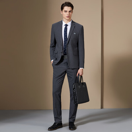 Antonio [two-piece set/suit trousers] slim-fit professional formal work clothes men's two-piece suit dress