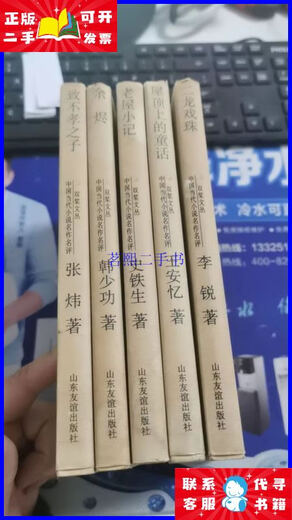 Gebrauchtbücher, Doppelsculls, berühmte Kritiken berühmter chinesischer zeitgenössischer Romane, 5 Bücher, die zusammen A3889 Shandong Freundschaft verkauft haben