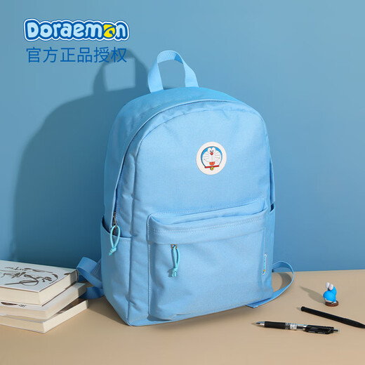 Miyo Doraemon co-branded schoolbag for female junior and senior high school students ins style fashionable versatile simple backpack female college students blue-Doraemon genuine