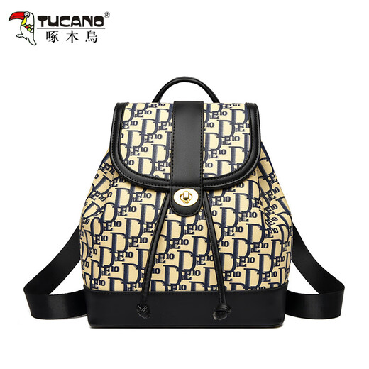 Woodpecker Backpack polyvalent pour femmes Texture décontractée à la mode
