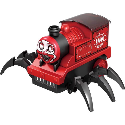 Qianqiu Dream Hell Charles Small Train Remote Control Electric Spider Women Boy Game Niños de 7-12 años Toya de automóvil Pequeño Tren + 3 Tornillo de reconciliación de batería ordinaria Herramienta