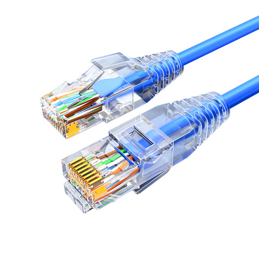 Shengwei extrem dünne Kategorie 6 Netzwerk Jumper Cat6 UTP Gigabit Fertiges Netzwerkkabel Ultra Thin 28AWG Anaerobe Kupfer Twisted Pair 10m LC-15100C