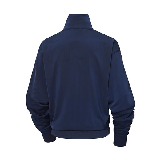 Adidas adidas xu minghao mismo estilo trébol hombres y mujeres sudadera de manga larga collar chaqueta rayada ir9893 azul m