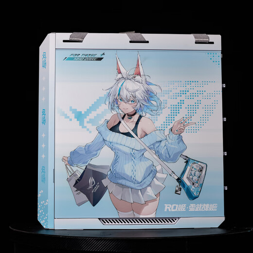 华硕ROG 玩家国度 GX601S太阳神吹雪 二次元主题机箱 来图定制UV喷漆 全套灯板 全塔水冷/侧透玻璃/ATX 800024-初音未来·601S黑定制+灯板