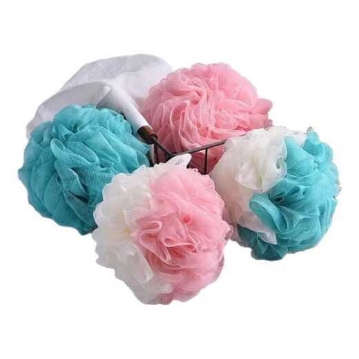 Bath ball, bath flowers linger, cute bath ball, bath and back rub welfare model, two random styles