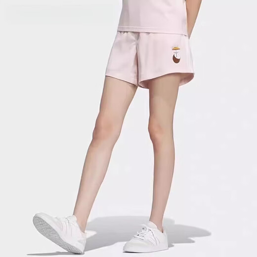 阿迪达斯 （adidas）女款超短裤夏季运动户外健身宽松休闲裤GP5566官方旗舰正品 IP3893黑百褶裙 2XL
