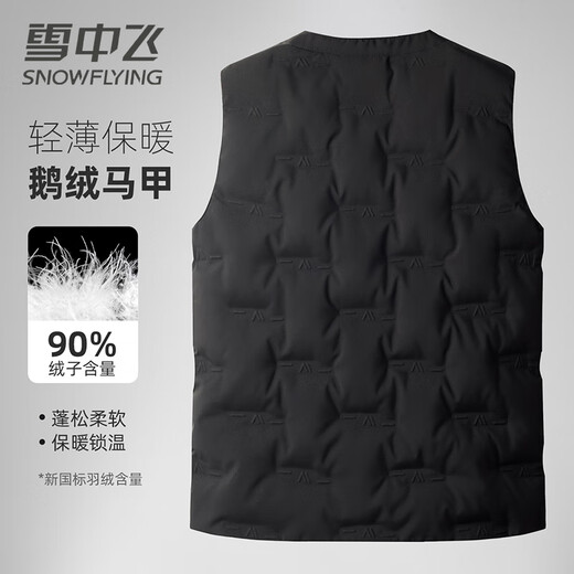 Flying in the Snow Goose Down Series Light Down Vest Autumn and Winter New Style 90 Down Warm and Coldproof Sleeveless Down Jacket for Men