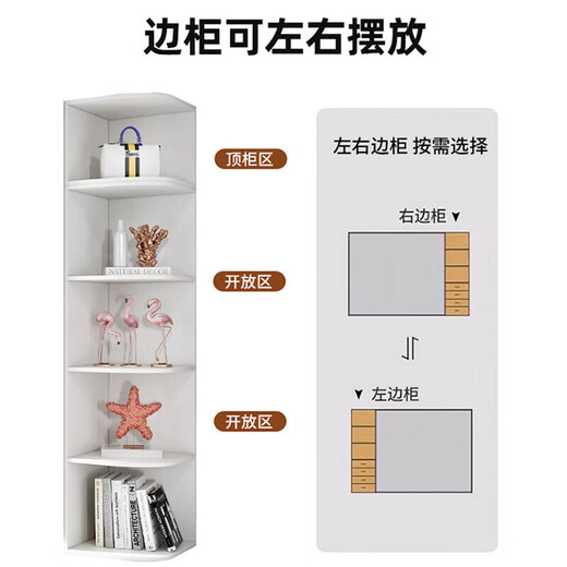 Molongfu wardrobe home bedroom storage locker modern simple small apartment simple rental room wardrobe three doors 1.2 meters main cabinet