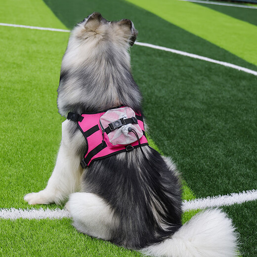 No Pets for Medium and Large Dogs Pet Out Backpack Outdoor Dog Walking Snack Bag Golden Retriever Dog Self-Backpack Explosion-proof Dog Bag Yellow Large Size (Recommended 45-85 Jin Jin equals 0.5 kg for dogs)