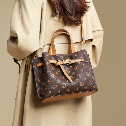 Anysmic Offizielle authentische Tasche Luxusmarke Frauenbeutel 2025 Neue Handtasche Umhängetasche Frauenbeutel für Freundin Kaffeefarbe [Geschenkbox Verpackung]
