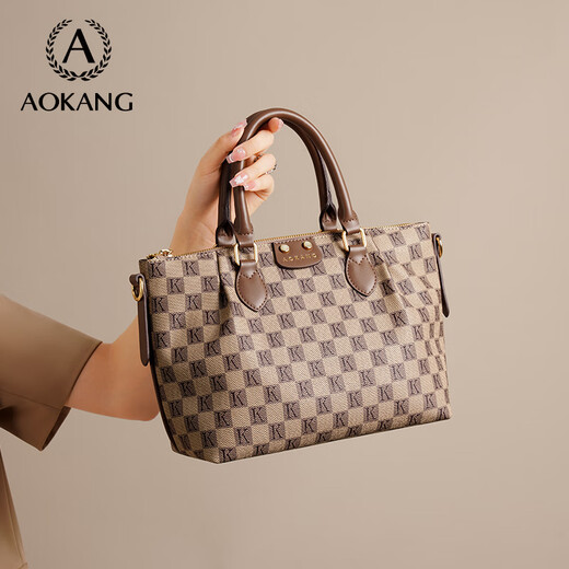 Aokang -Tasche Frauenbag 2025 Trendy leichte Luxushandtasche große Kapazität Crossbody Umhängetasche Geburtstagsgeschenk für Mutter und Frau