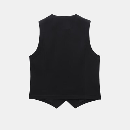 金利来（Goldlion）【斯诺克系列】2025春夏新款男士西服马甲商务正装外套马夹 黑色-99 S