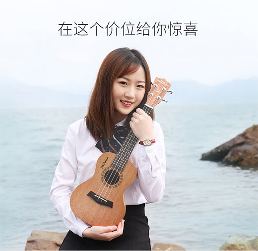 Ibanezwellburn尤克里里女生款儿童小吉他初学者男单板23寸入门可 23原木色+大礼包 23英寸