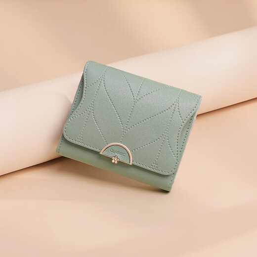 
viney cowhide women's wallet large capacity short clutch student multi-card coin wallet fashionable light luxury wallet money clip