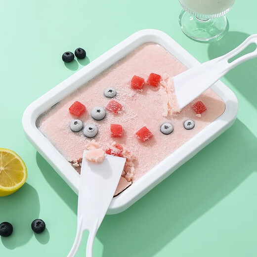 炒酸奶机家用小型儿童迷你自制diy免插电夏日冰淇淋机冰盘炒冰机 [食品级304不锈钢]绿色炒冰机--