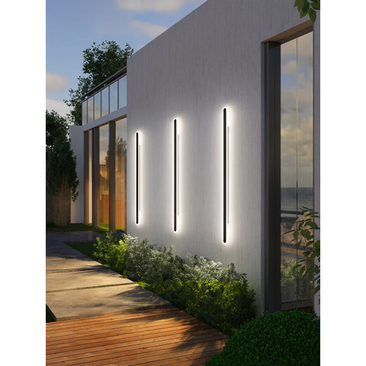 
Opuyuanxing Outdoor Wall Lights Minimalist Outdoor Indoor Long Strip Light Villa Fence Door Wall Light Courtyard Column Wall Washing Light 003Z 9227-[Rainproof Model] 9227-240cm-Neutral