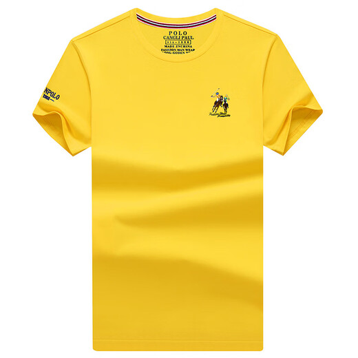 Paul Store Paul Short Sleeve T-shirt Men's Pure Cotton Round Neck 2024 New Loose Large Size American Casual Half Sleeve Top Trendy 9196 White S Recommended 90-120Jin [Jin equals 0.5 kg] Wear S Recommended 90-120Jin [Jin equals 0.5 kg]