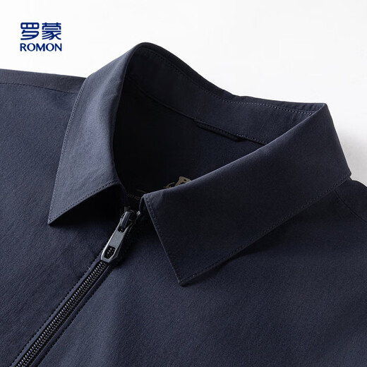 Lomon Jacket Men's Fashion Micro Wrinkle Textured Jacket Coat Simple Basic Versatile Men's Lapel Casual Top