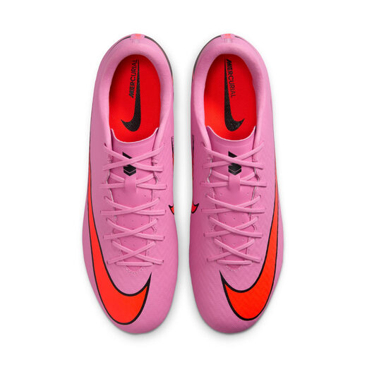 Nike Mercurial Series Men's and Women's Low-top MG Football Shoes Spring Couple Spikes NIKE VAPOR 16 FQ1458 600 Mysterious Flamingo Red/Black/Bright Orange Red 38.5