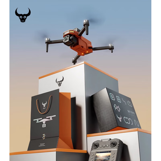 Beast Drone 2025 Neue Lernfotografie Hochdefinitionsbildschirm Fernbedienung Grundschüler Kleiner Kinder Einstiegs-Level Beast 3 Fernbedienungsflugzeug Single Electric 8k Dual-Kamera [1000m Bildübertragung 360 Hindernisvermeidung Licht