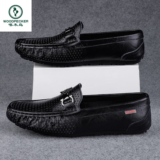 Holzspecker Hollow Beans Schuhe für Männer, neue sommer atmungsaktiv