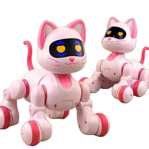 Intelligent Remote Control Stunt Robot Dog Programmable Electric Pet Cat chant et danse Robot Toy Boy Yingjia 6602 Dormitory Cat USB Rush Direct